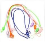 蓄光ファスナーネックストラップ